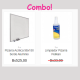 Combo Pizarra Acrilica 98x150+Limpiador de Pizarra