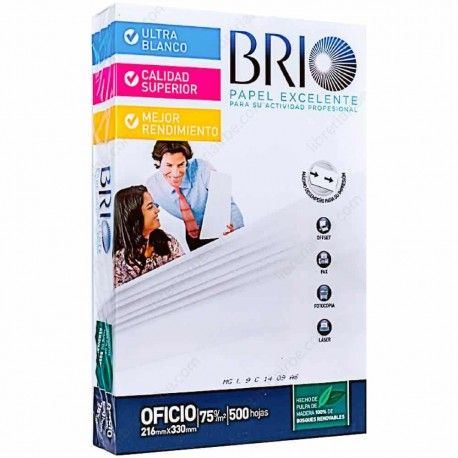 Brio  Oficio Resma 500 hojas