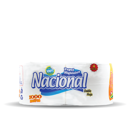 Papel Higienico Jumbo 2hoja  8Rollos x 240mt