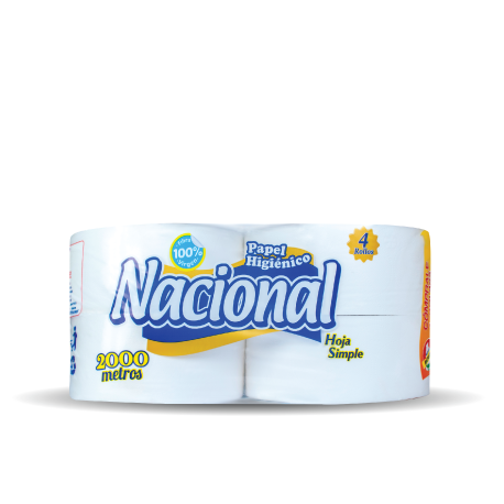 Papel Nacional Jumbo 2hoja 4rollos x 500